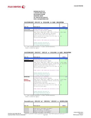 FUJI XEROX COLOUR PRINTER