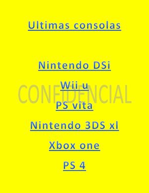 nuevas consolas