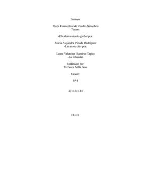 Mapas Conceptuales y cuadros sinópticos 