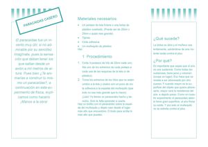 Feria de la ciencia paracaidas casero