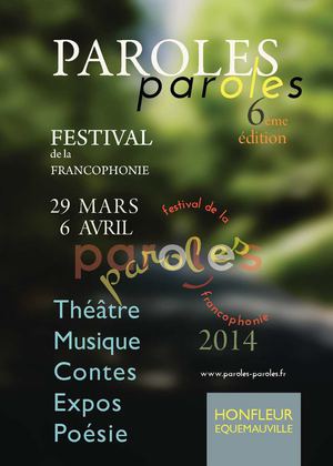 Paroles Paroles Honfleur 2014