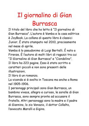 Il Giornalino di Gian Burrasca (Maria)