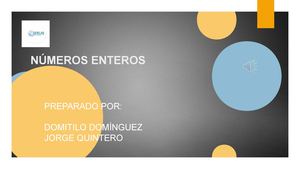 Números Enteros