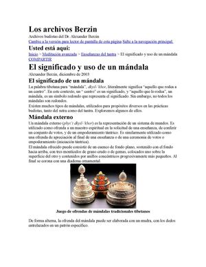 SIGNIFICADO DE LAS MANDALAS