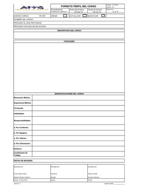F.PYS.04 Formato Perfil del Cargo