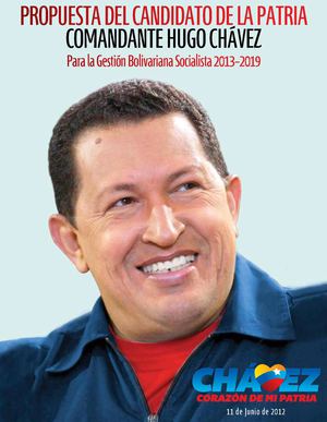 Plan de la Patria. Hugo Chávez Fría 2013-2019