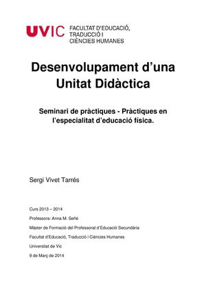 Desenvolupament i programació d'una Unitat de Programació