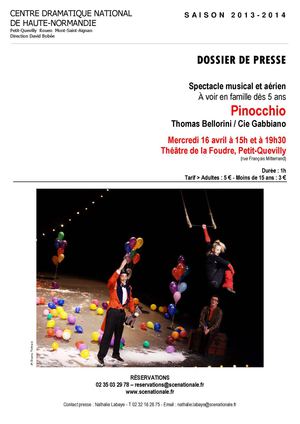 PINOCCHIO / Thomas Bellorini - Cie Gabbiano