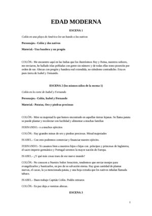 GUIÓN EDAD MODERNA