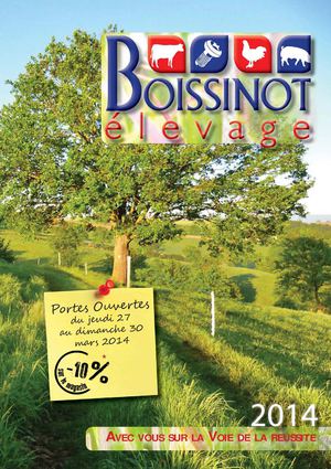 Catalogue 2014 Boissinot élevage