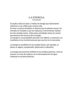 La energia y sus Tipos