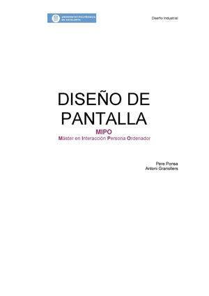 Diseño de pantallas de entrada
