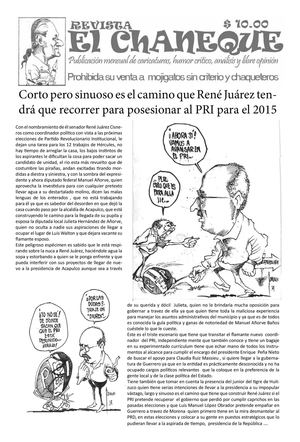 El Chaneque , caricaturas y humor critico , opiniones .