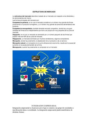 ESTRUCTURA DE MERCADO