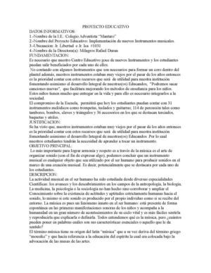  Implementación de nuevos Instrumentos musicales.