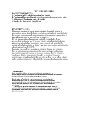 implementacion de pizarras