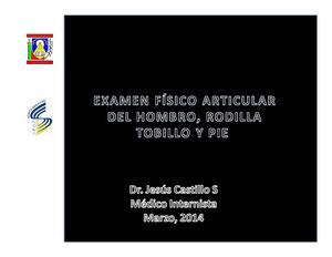El examen fisico Osteoarticular