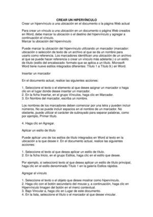 MANUAL COMO CREAR UN HIPERVINCULO