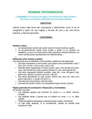normas ortograficas