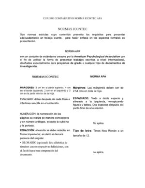 cuadro comparativo