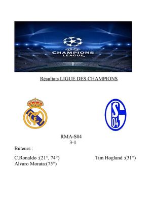 Résultats Ligue Des Champions Calaméo - Résultats Champions League