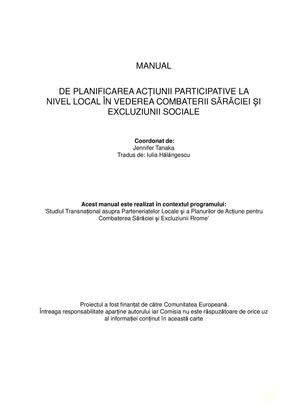 Calameo Handbook On Participatory Local Action Planning To
