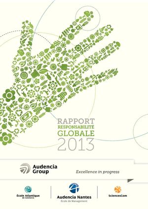 Rapport Responsabilité Globale 2013