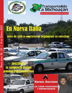 En Nueva Italia los Taxis se convierten en Colectivos