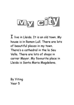 Year 5 writtings