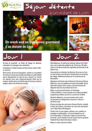 Sejour Detente en Beaujolais Vert - Pays de Tarare