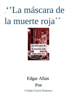 la mascara de la muerte roja