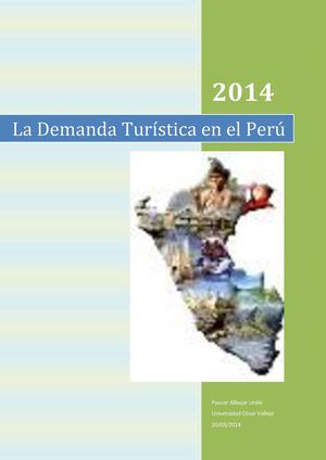 DEMANDA TURISTICA EN EL PERU