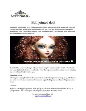 Ball jointed doll