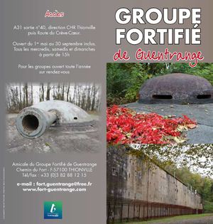 Dépliant Fort de Guentrange