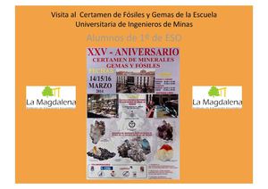 Salida certamen fósiles y gemas