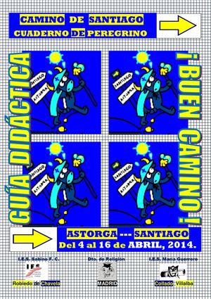 CUADERNO DE PEREGRINO DEL CAMINO DE SANTIAGO 2014