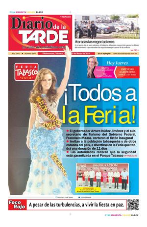 Diario de la Tarde 20 de Marzo del 2014 