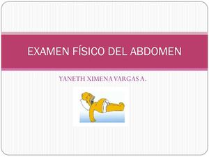 EXAMEN FÍSICO DEL ABDOMEN