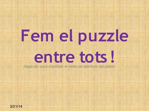 Fem el puzle