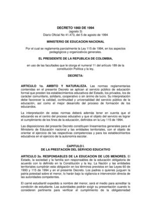 DECRETO 1860