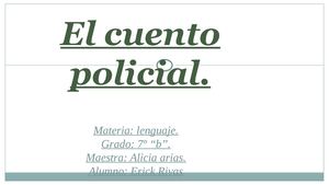 cuento policial