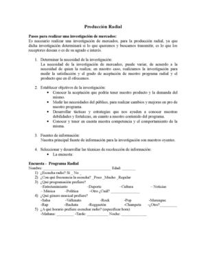 como se produce en radio