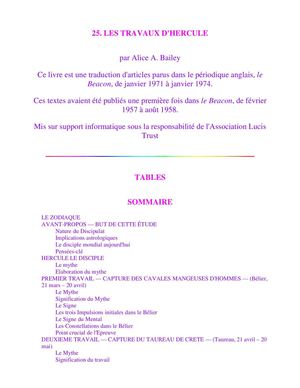 Les Travaux d'Hercule