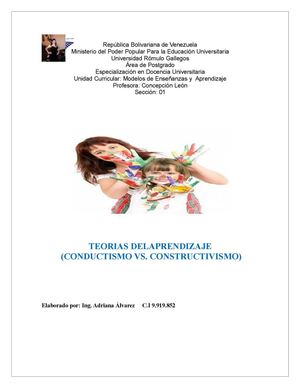 conductismo vs constructivismo