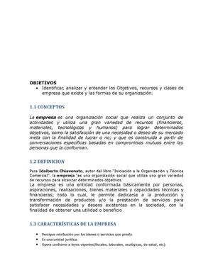 CAPITULO 1. LA EMPRESA