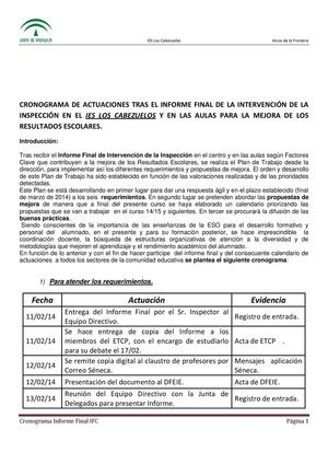 cronograma con anexos