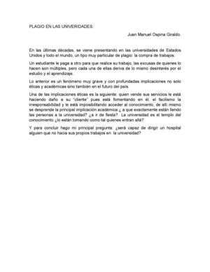 Plagio en las universidades
