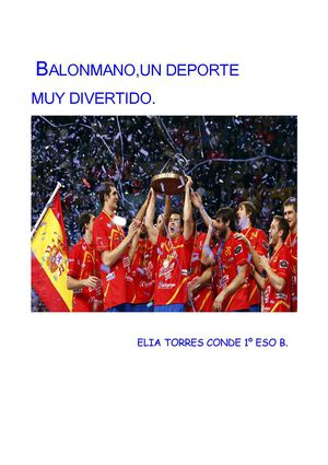 WEBQUEST DE BALONMANO
