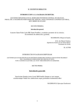 III - ESCRITOS BÍBLICOS