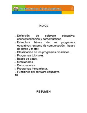 El Software Educativo